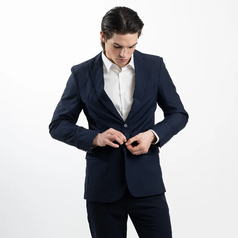 Men's Navy Tech Blazer