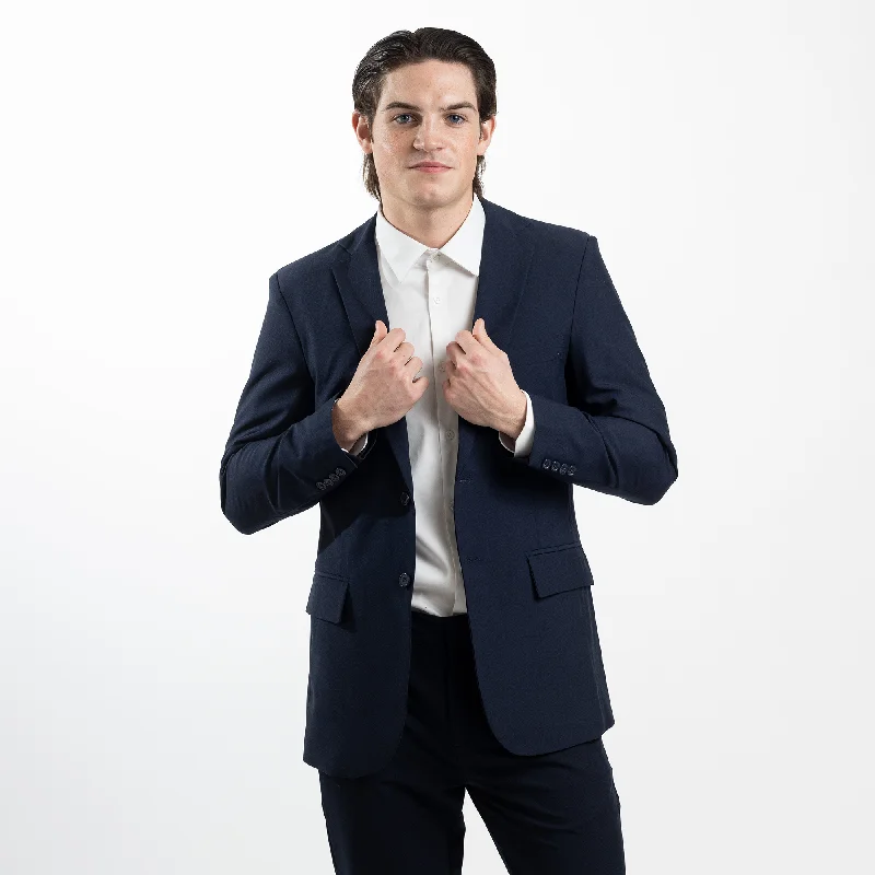 Men's Navy Tech Blazer