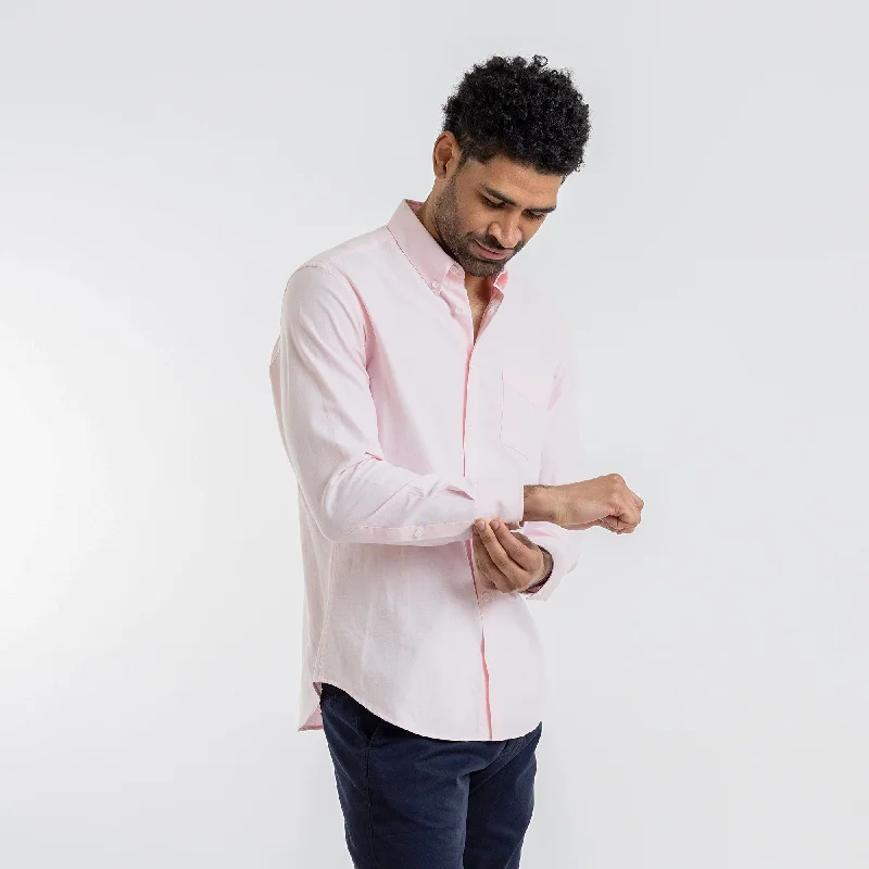 Men's Pink Service Oxford