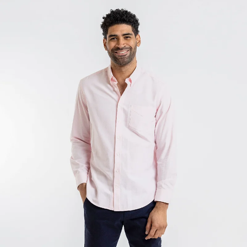 Men's Pink Service Oxford