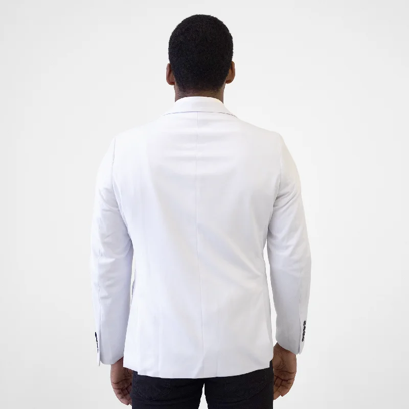 Men's White Suit Coat