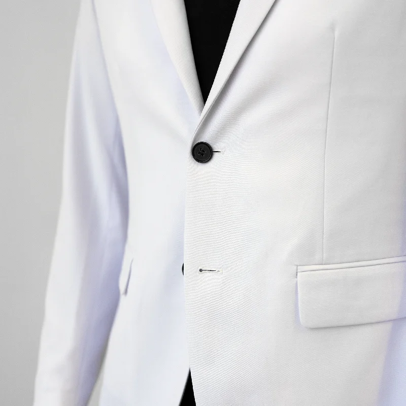 Men's White Suit Coat