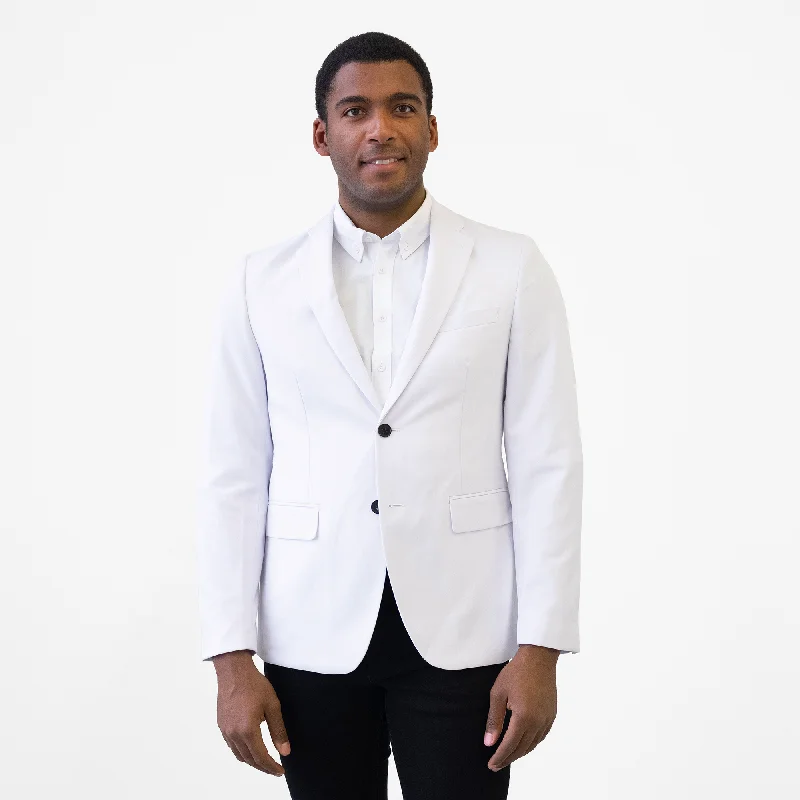 Men's White Suit Coat