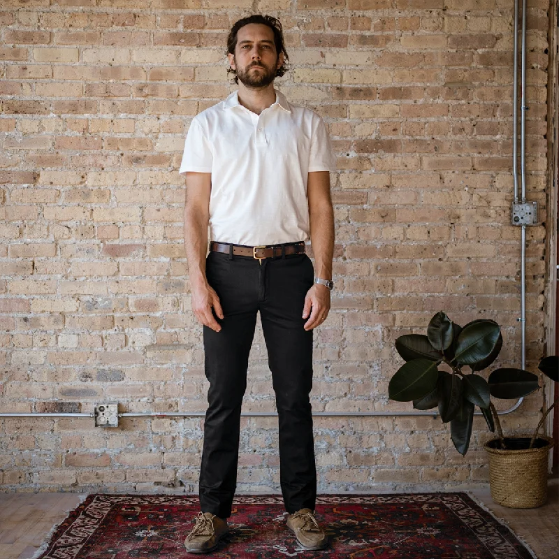 Men's White Technical Polo