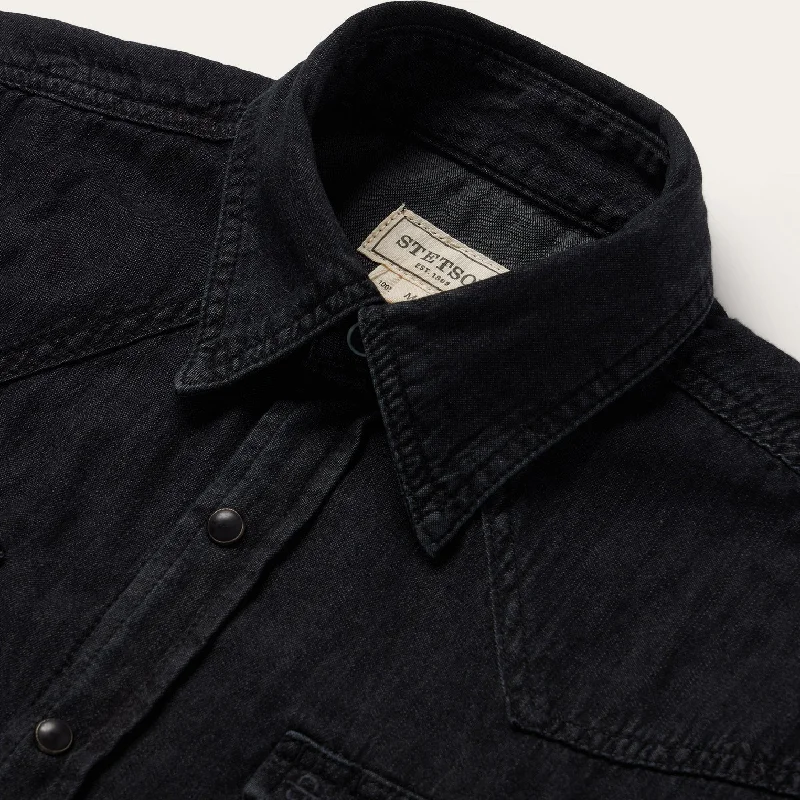 Modern Denim Western Shirt