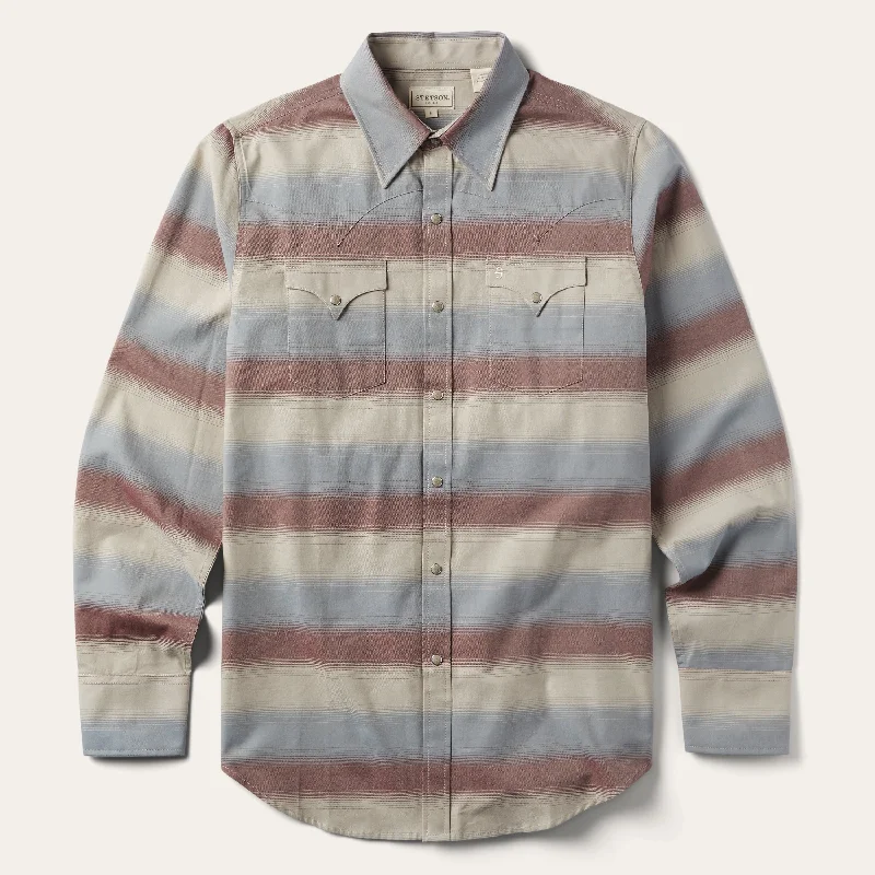 Ombre Stripe Twill Shirt