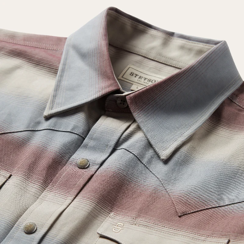 Ombre Stripe Twill Shirt