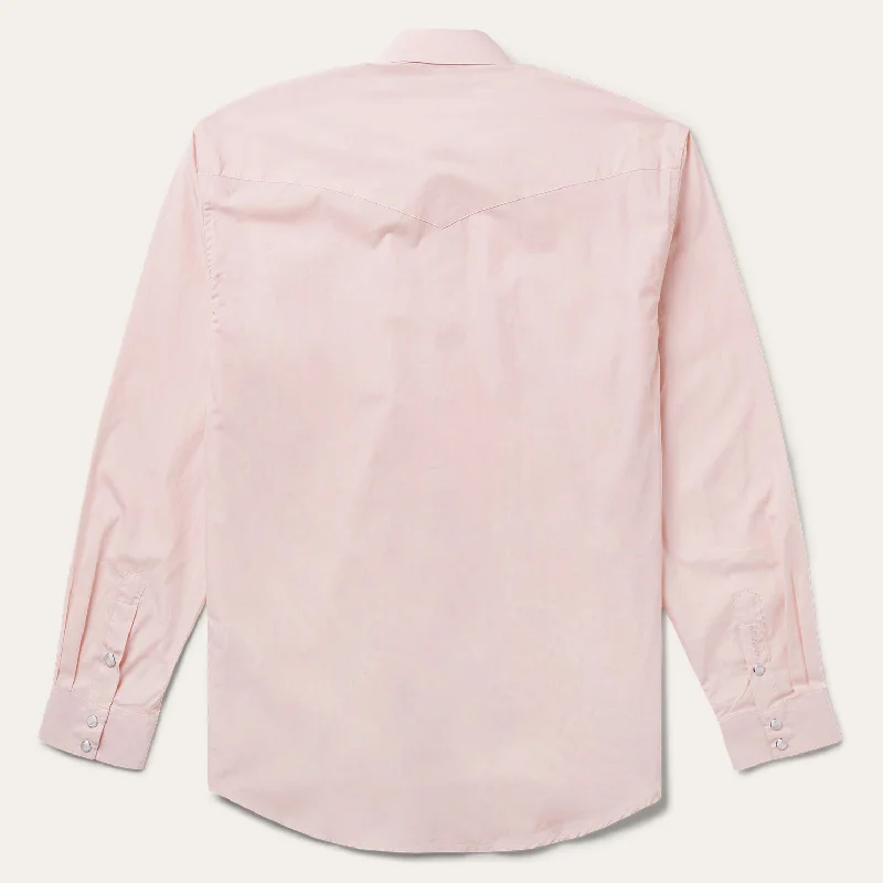 Pink End-On-End Western Shirt