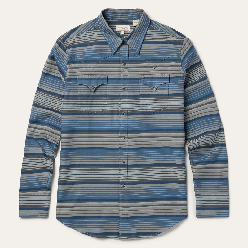 Serape Stripe Western Shirt