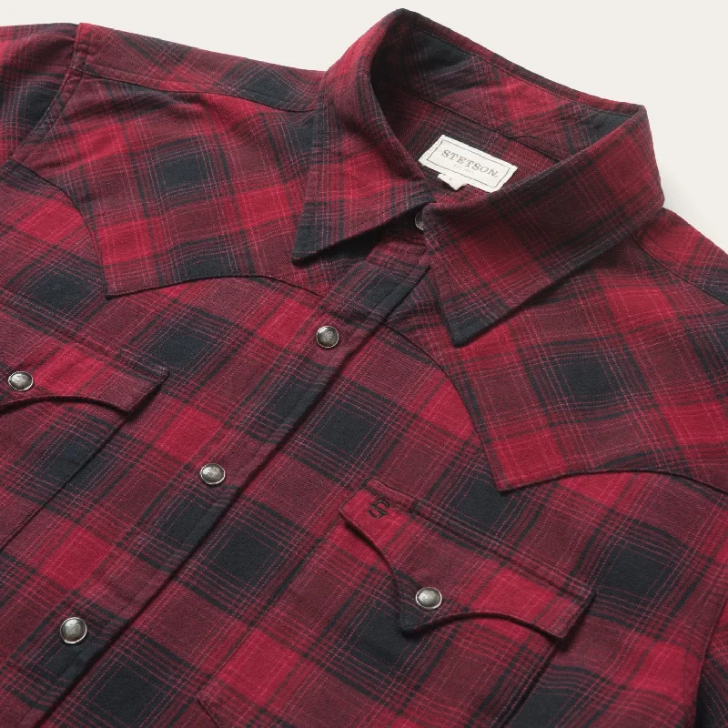 Brushed Twill Plaid Shirt