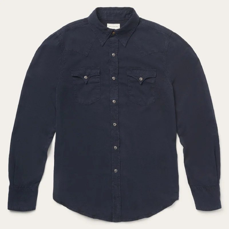 Navy Twill Shirt