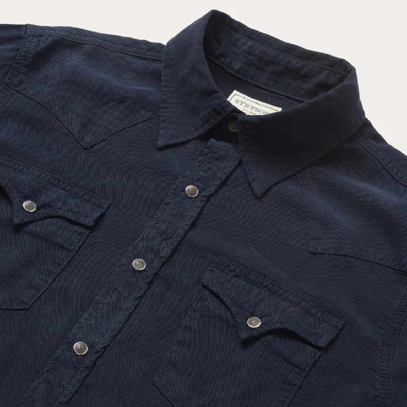 Navy Twill Shirt