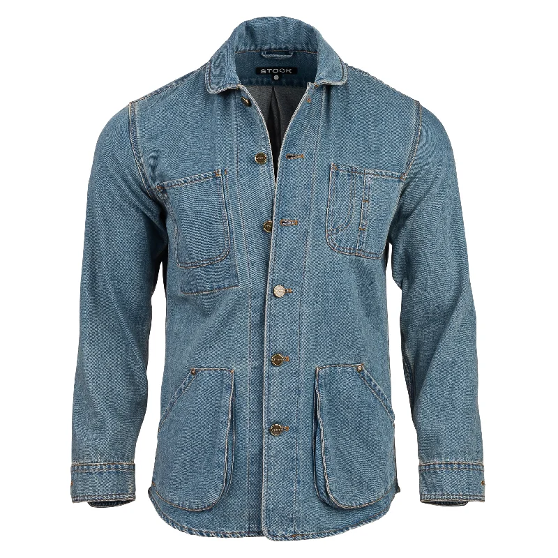 Washed Denim Work Shirt