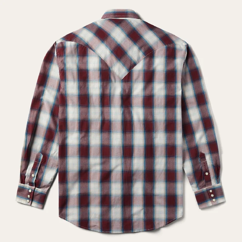 Wine Plaid Shirt