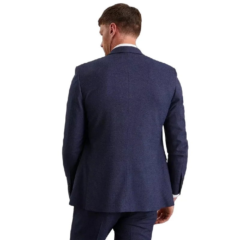 Burton Mens Double-Breasted Slim Suit Jacket