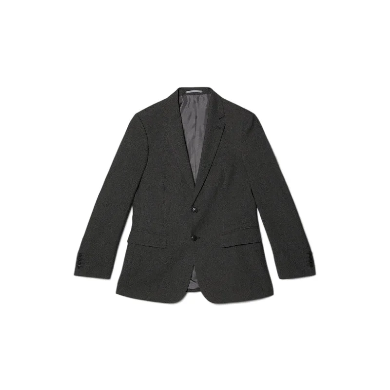 Burton Mens Essential Single-Breasted Slim Suit Jacket