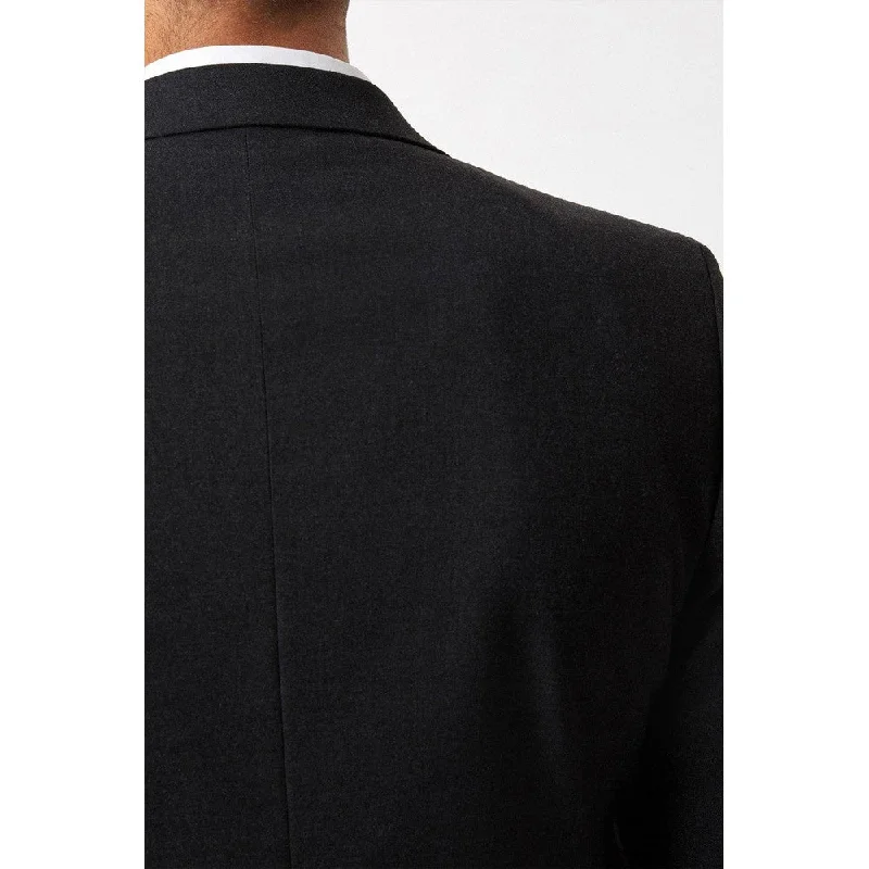 Burton Mens Essential Single-Breasted Slim Suit Jacket