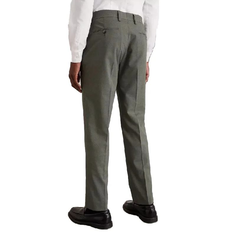 Burton Mens Fine Twill Slim Suit Trousers