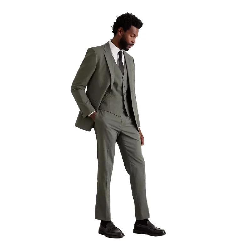 Burton Mens Fine Twill Slim Suit Trousers