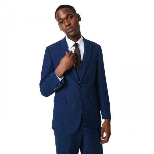 Burton Mens Linen Tailored Wedding Suit Jacket