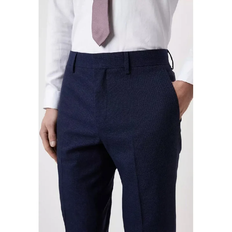 Burton Mens Marl Skinny Suit Trousers