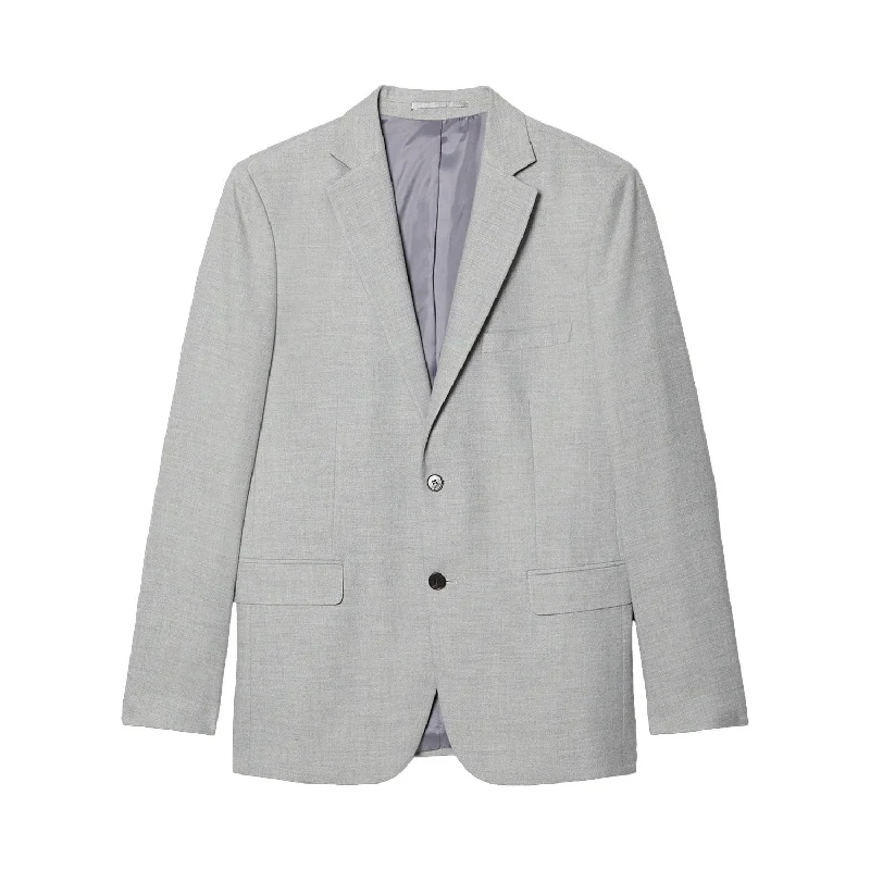 Burton Mens Marl Slim Suit Jacket