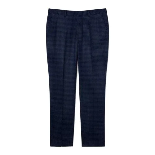 Burton Mens Small Scale Check Slim Suit Trousers