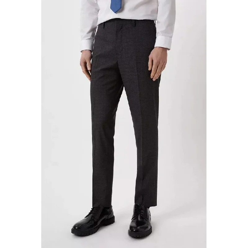 Burton Mens Textured Slim Suit Trousers