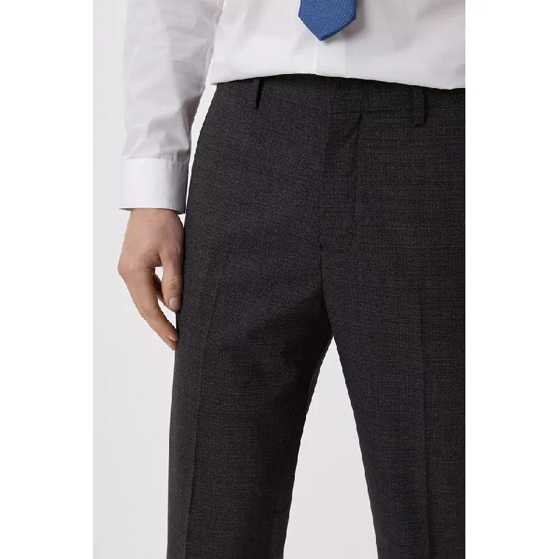 Burton Mens Textured Slim Suit Trousers