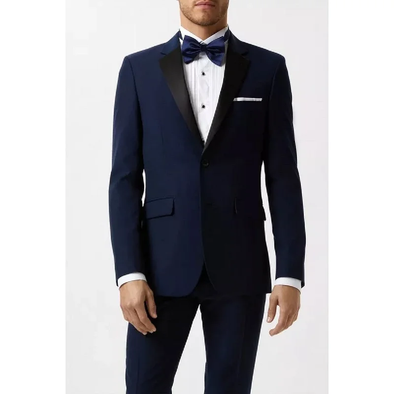 Burton Mens Tuxedo Skinny Suit Jacket