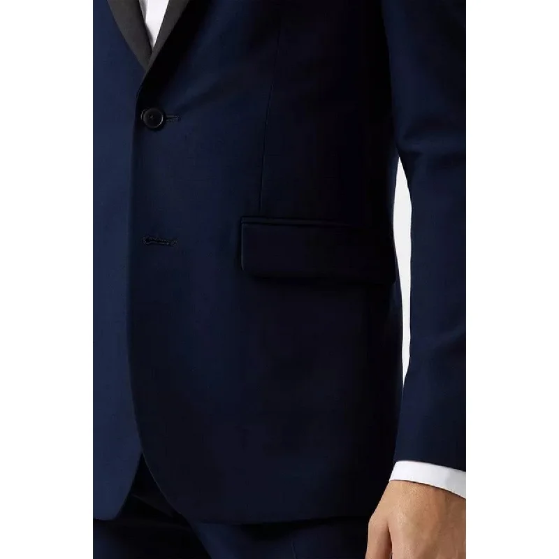 Burton Mens Tuxedo Skinny Suit Jacket