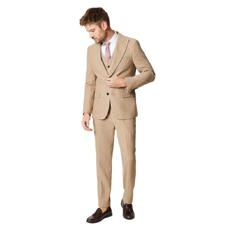 Burton Mens Tweed Slim Suit Jacket