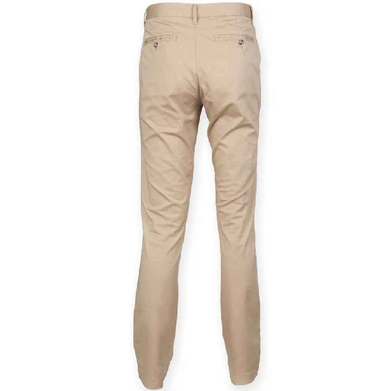 Front Row Mens Stretch Chinos