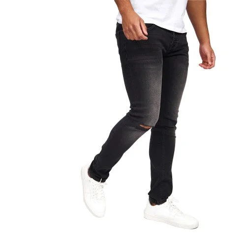 Money Mens Ape Ripped Slim Jeans