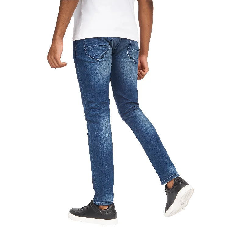 Money Mens Ape Ripped Slim Jeans