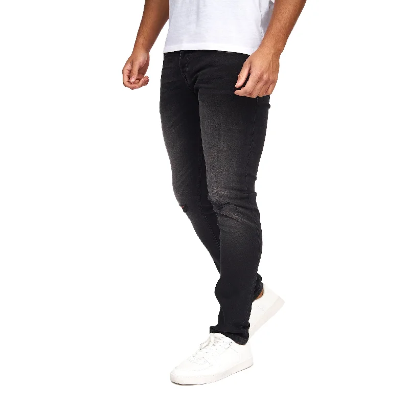 Money Mens Ape Ripped Slim Jeans