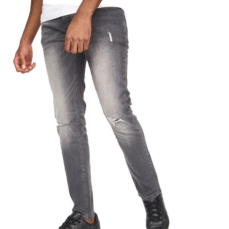 Money Mens Ape Ripped Slim Jeans