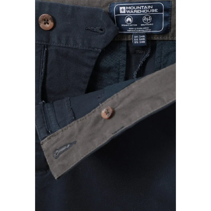 Mountain Warehouse Mens Woods Organic Cotton Chinos