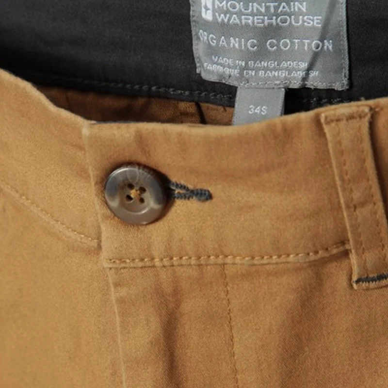 Mountain Warehouse Mens Woods Organic Cotton Chinos