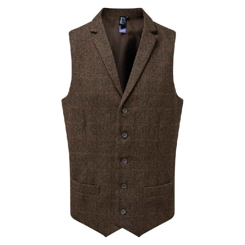 Premier Mens Herringbone Waistcoat