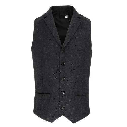 Premier Mens Herringbone Waistcoat