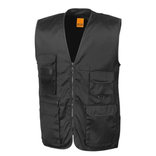 WORK-GUARD by Result Unisex Adult Adventure Safari Waistcoat