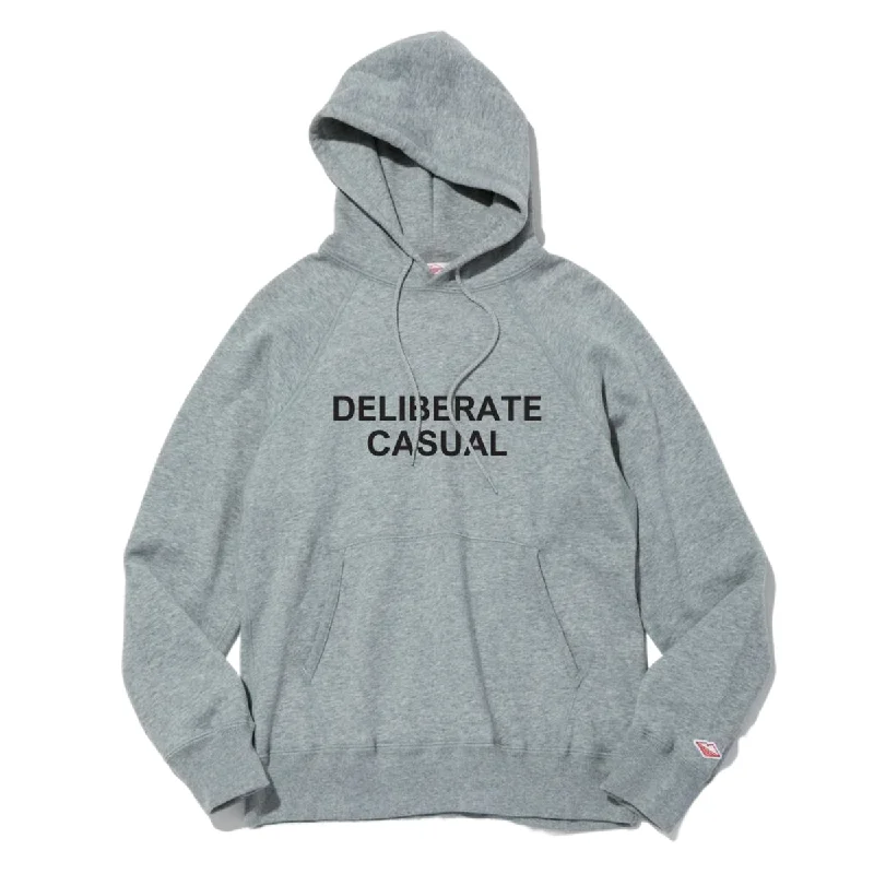 Deliberate Casual Reach-Up Hoody Heather Grey