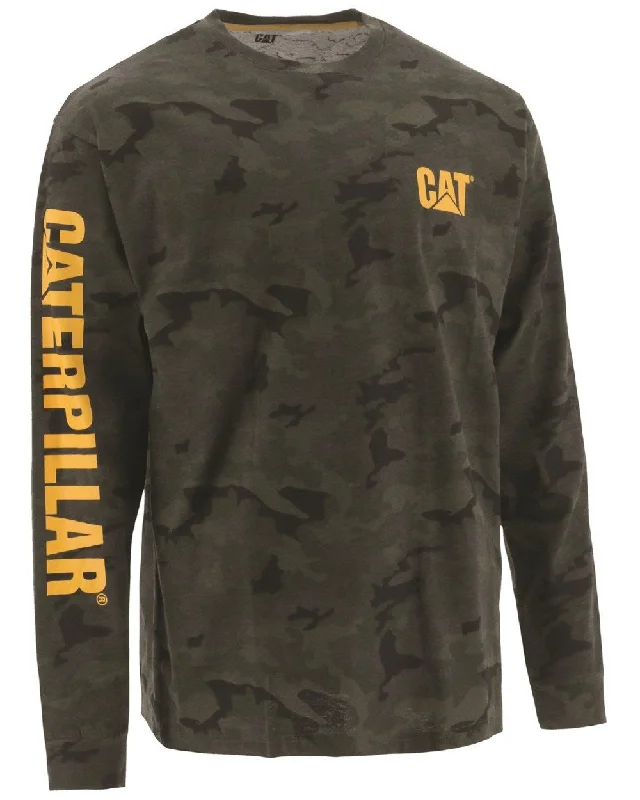 Caterpillar Trademark Banner Long Sleeve Tee