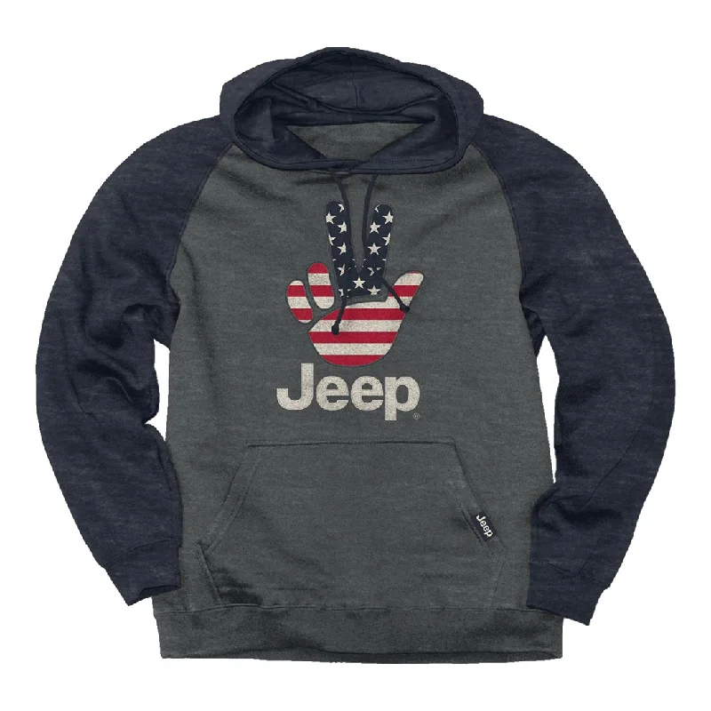 Jeep - American Wave Raglan Hoodie