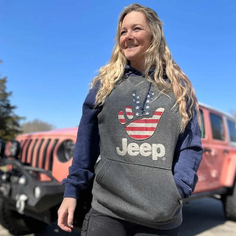 Jeep - American Wave Raglan Hoodie