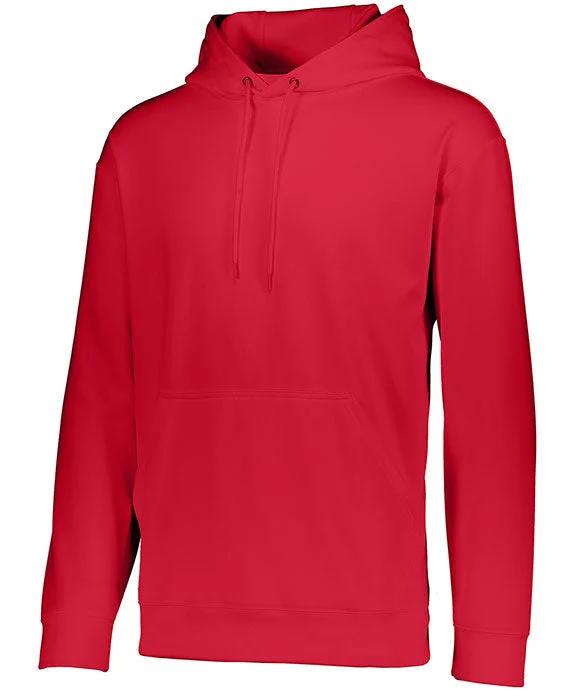 5505 - Augusta Sportswear Adult Wicking Fleece Hooded Sweatshirt | Red