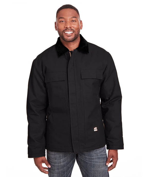 CH416 - Berne Mens Heritage Chore Coat | Black