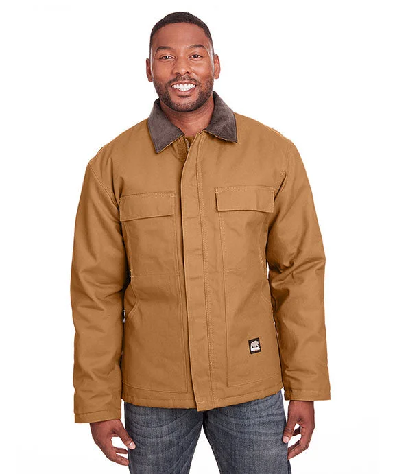 CH416 - Berne Mens Heritage Chore Coat | Brown Duck