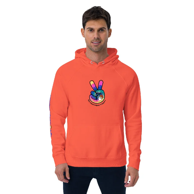 Snowboard Guru "Peace Tie Dye" Eco Hoodie ( 2 colour ways )